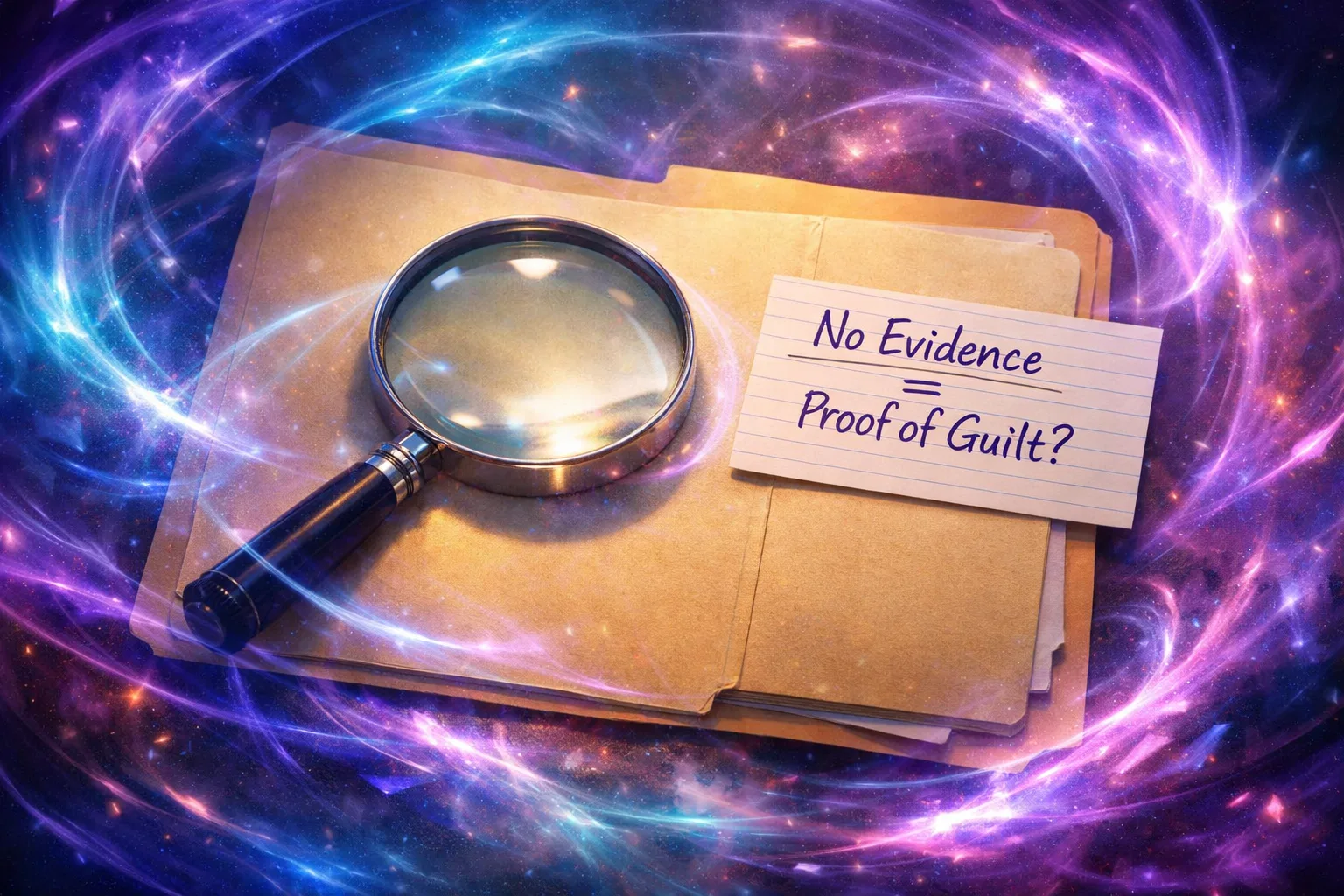 Overview image for What Does Missing Evidence Prove? | Fallacy Lab