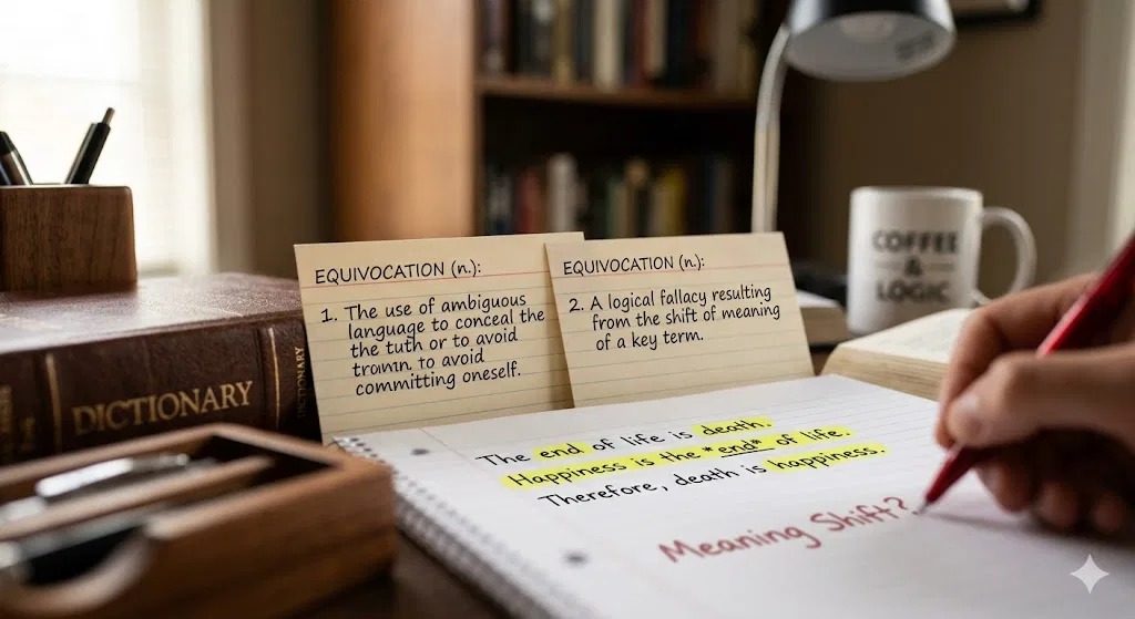 Overview image for Did the Key Word Change Meaning? | Fallacy Lab