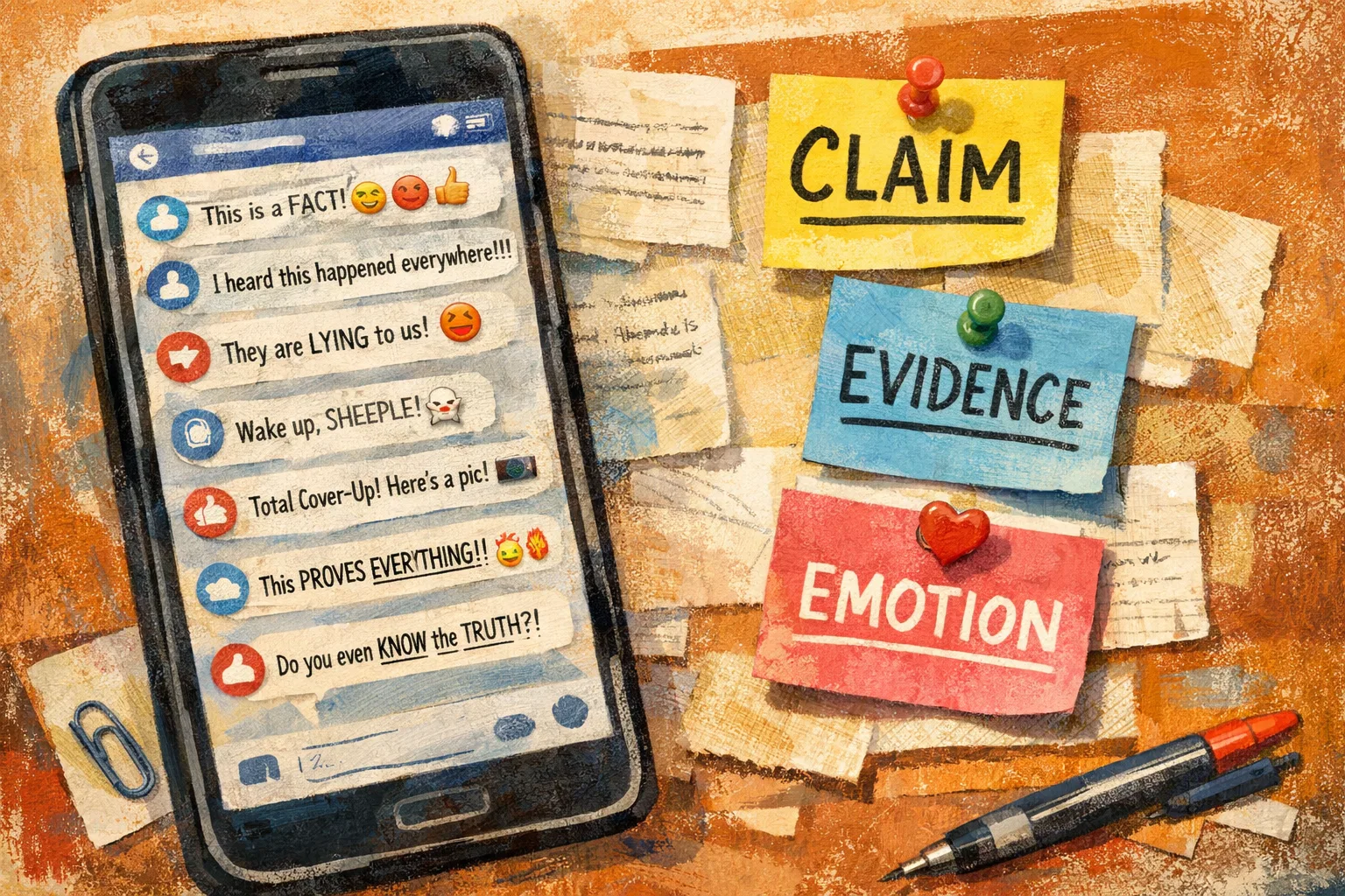 Overview image for Why Bad Arguments Spread Fast Online | Fallacy Lab