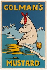 Listing image for Home Wall Art Print - Vintage Advertising Poster - COLMANS MUSTARD - A4,A3,A2,A1