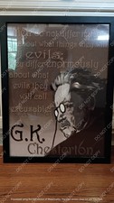 Listing image for G.K. Chesterton quote poster