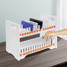 Listing image for 30-Slots Cell Phone Storage Organizer Holder Phones Cabinet for School Classroom