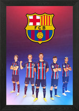 Listing image for Lewandowski team big logo Framed Wall Art Poster Canvas Print Picture