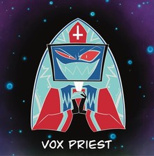 Listing image for Vox The Priest Hazbin Hotel Fandom Inspired Hard Enamel Pin