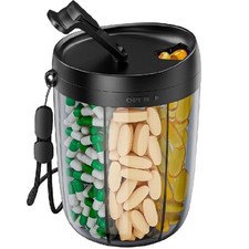 Listing image for Large Pill Bottle Organizer, Supplement Organizer for Holding 6 Various Vitam