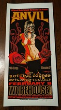 Listing image for Anvil Rotting Corpse Fallacy Houston 2012 Art Poster Print Signed Flynn Prejean