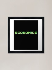 Listing image for Economics Framed Art Print Framed Wall Art Poster Canvas Print Picture