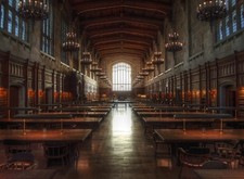 Listing image for Michigan Law School Library Source Art Print Poster Wall Decor Centerpiece Reali