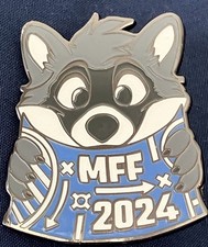 Listing image for Enamel Pin - Midwest FurFest MFF 2024 Convention - Furry Fandom Fursona
