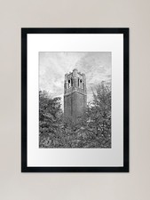 Listing image for Century Tower of the University of Framed Wall Art Poster Canvas Print Picture