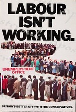 Listing image for Labour Isn't Working Conservative Party Election Poster A3/A4 Print