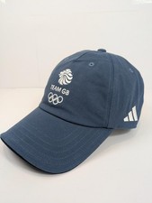 Listing image for Adidas Team GB Dad Cap - Olympic Logo Adjustable Baseball Hat - Navy