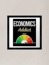 Listing image for Addict Economics Economy Economist Framed Wall Art Poster Canvas Print Picture