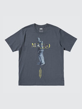 Listing image for UNIQLO LOUVRE X PETER SAVILLE ART AND LOGIC T-Shirt - Dark Grey - Size M NWT