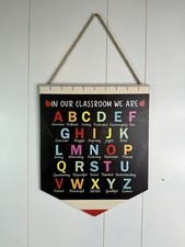 Listing image for Classroom Decor Sign The “A-Z “Classroom Encouraging Words From Teacher Sz12x8