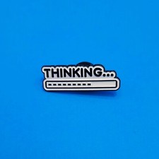 Listing image for Thinking Enamel Pin PN1092