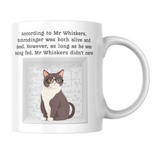 Listing image for Philosophy Joke Mug Schrodingers Cat Mug Pun Mug Gift for Philosophy Teacher