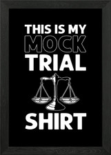 Listing image for Law School This Is My Framed Wall Art Poster Canvas Print Picture