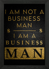 Listing image for Motivation Business Quote Framed Wall Art Poster Canvas Print Picture