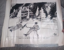 Listing image for JAK Political Cartoon Poster C1967 Yemen FLOSY & NLF