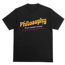 Listing image for PHILOSOPHY T-Shirt | Questions and Answers Tee | Plato Aristotle Socrates Top