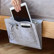 Listing image for Bedside Hanging Storage Bag Phone Remote Tissue Holder Organizer Pouch