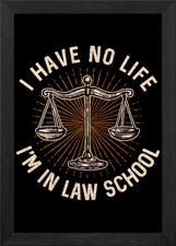 Listing image for Lawyer Law School Student Framed Wall Art Poster Canvas Print Picture