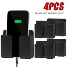 Listing image for Wall Mounted Mobile Phone Charging Organizer Storage Box Holder Stand Rack
