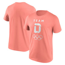 Listing image for Team D Olympics T-Shirt Men's Pink Small Logo Top - New