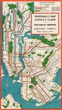 Listing image for Subway Map of New York City Rapid Transit Wall Art Poster Print