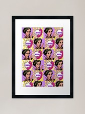 Listing image for Pop Culture Pop Art Pop Culture Pat Framed Wall Art Poster Canvas Print Picture