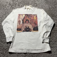 Listing image for Vintage 1990s Superstition Long Sleeve White T Shirt Small Art Nature Native