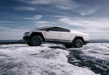 Listing image for Tesla Cybertruck Poster - Futuristic Electric Truck Art -16x12/20x16/24x18/36x24