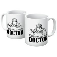Listing image for Trust Me I'm A Doctor Doc Medical Professional Humour Mug Cup In Various Colours
