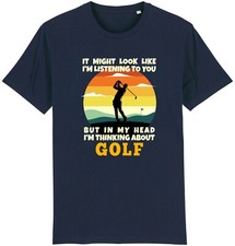 Listing image for Thinking About Golf T-Shirt Funny Golfing Golfer Father's Day Gift Idea Dad Him